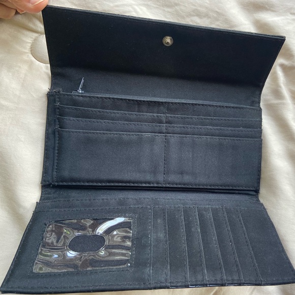 Black Croc Clutch - Picture 3 of 4